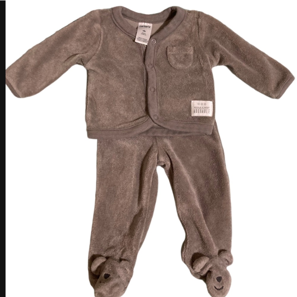 🐻Carter’s Baby boy!  Teddy Bear Set
Color:Tan
Size: Newborn